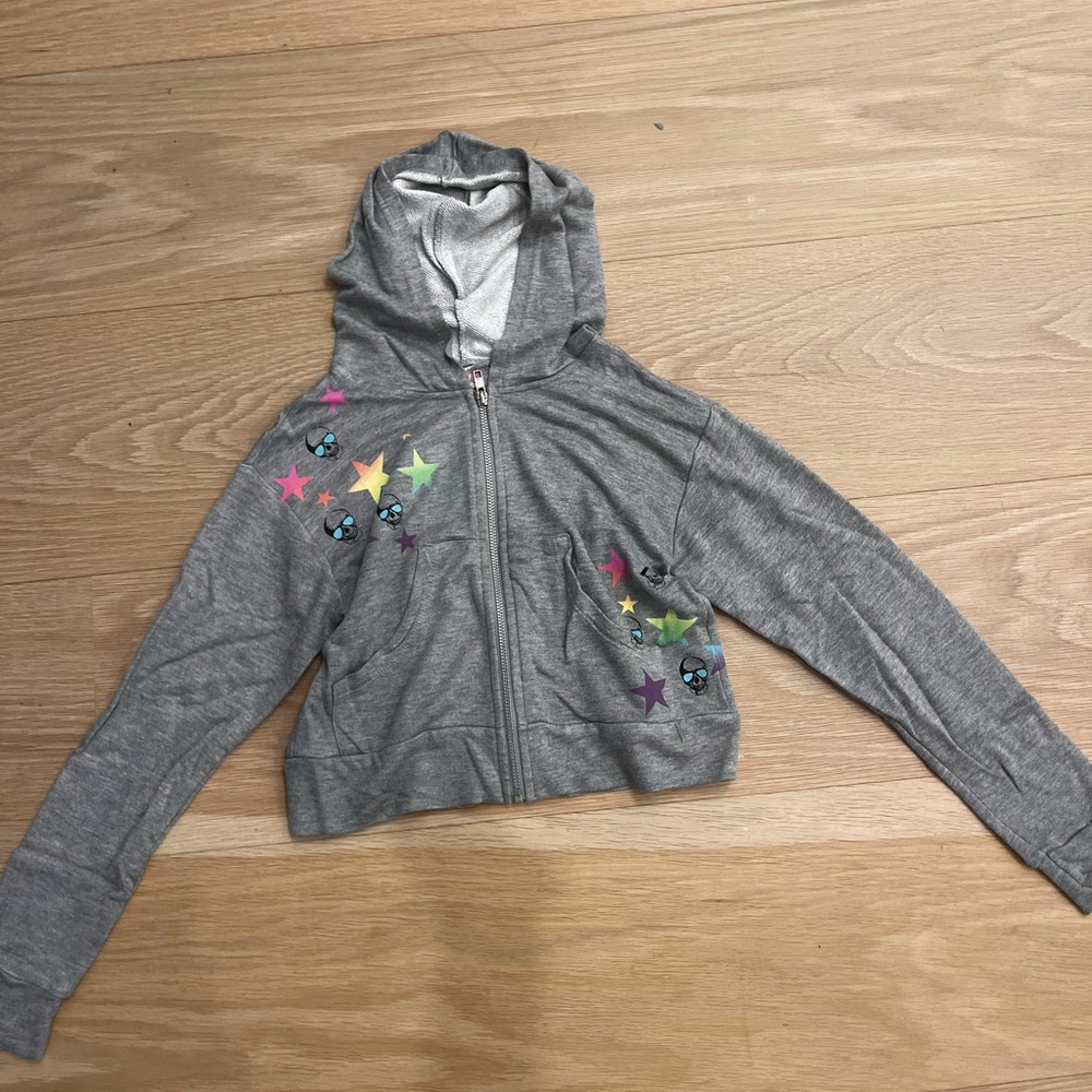 kids sweater with designs, flowers by zoe, size M